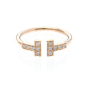 Tiffany T-wire · Diamond · 18K Yellow Gold