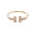 Tiffany T-wire · Diamond · 18K Yellow Gold