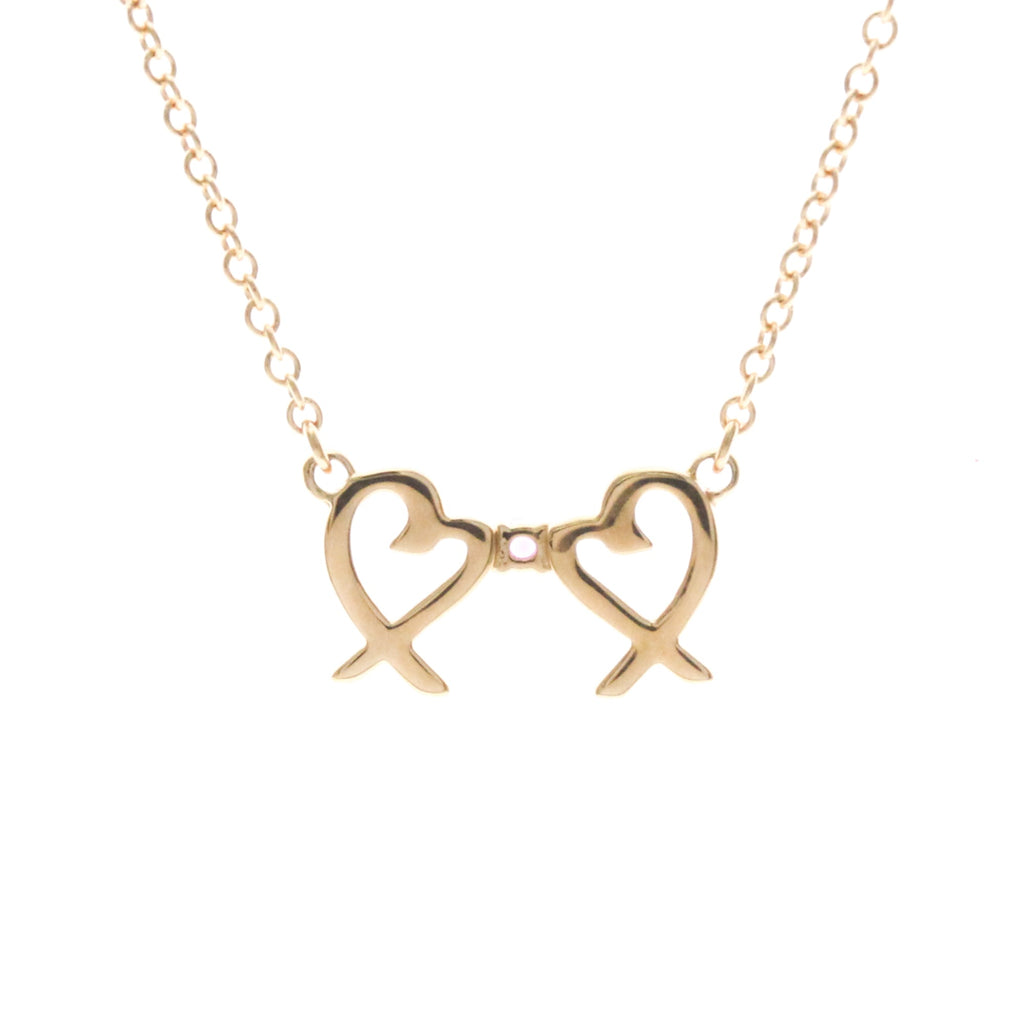 Tiffany Double Loving Heart · Sapphire