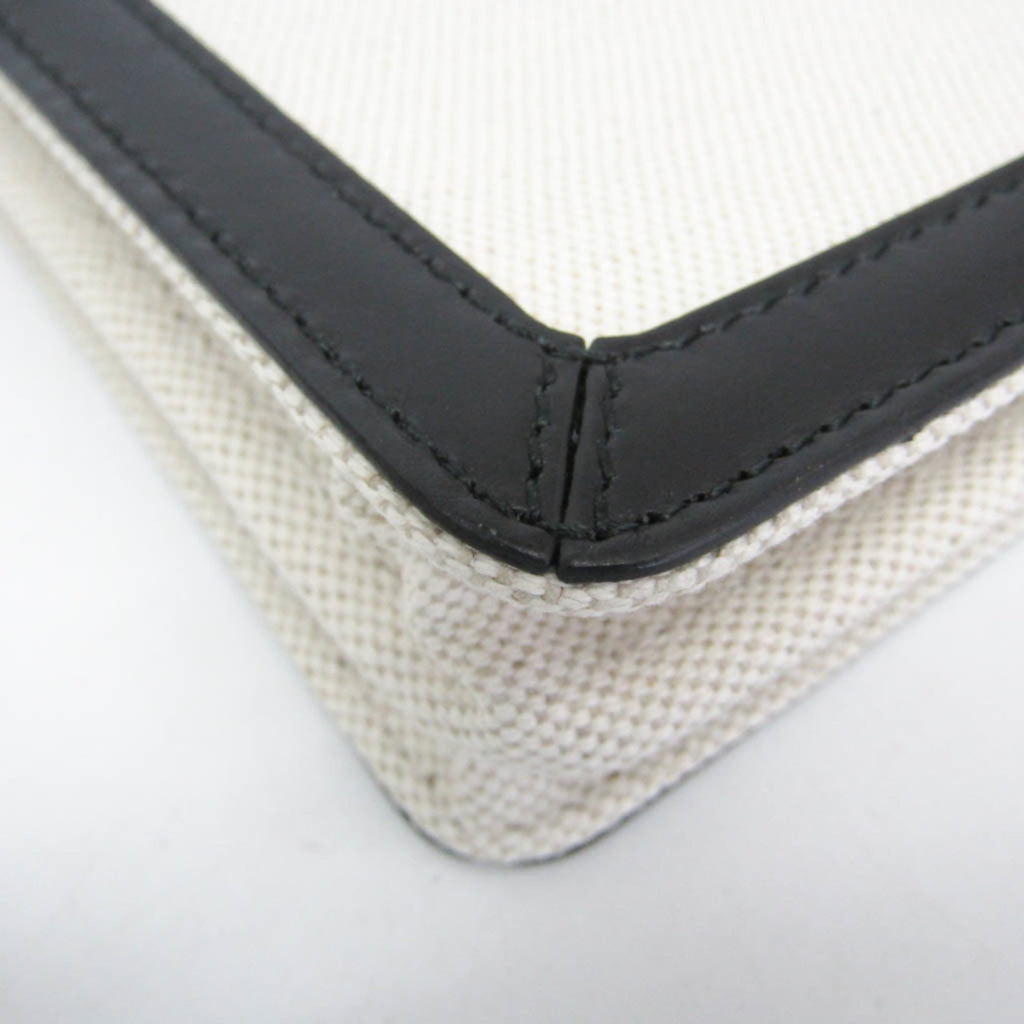 Balenciaga Navy Pochette · Canvas & Leather