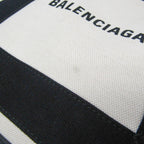 Balenciaga Navy Cabas XS · Canvas & Leather