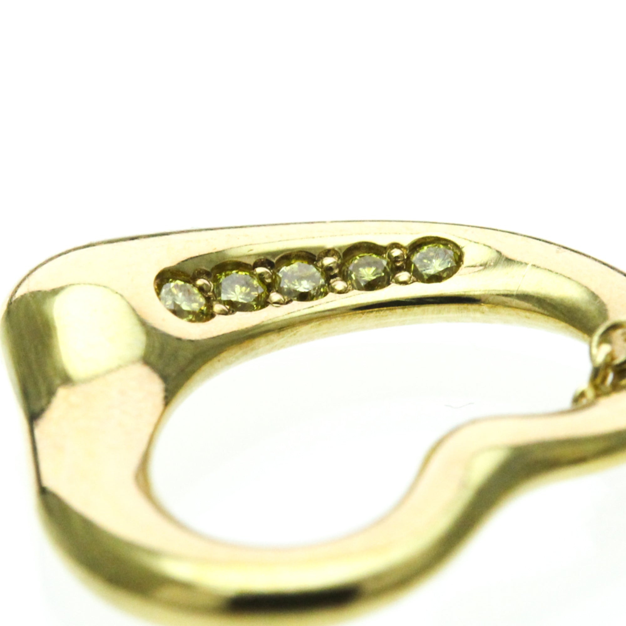 Tiffany Open Heart · 18K Yellow Gold · Diamond