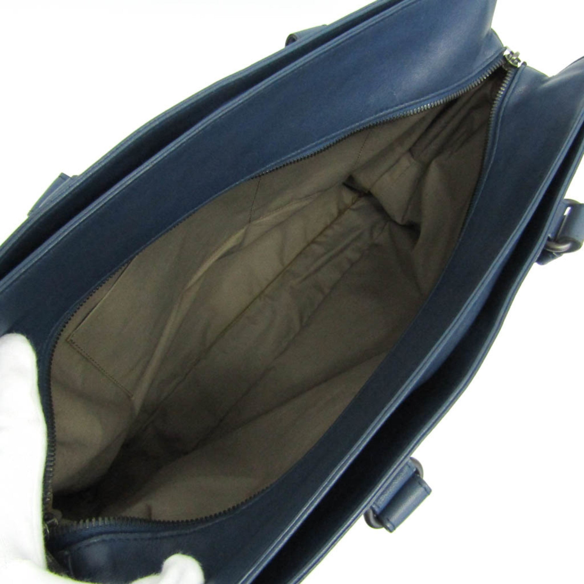 Bottega Veneta Intrecciato · Leather Briefcase