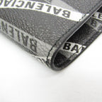 Balenciaga Logo Print · Leather Clutch