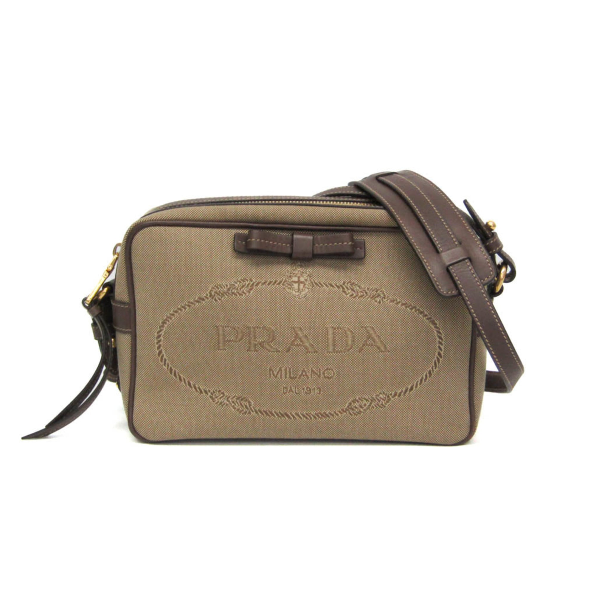 Prada Logo Jacquard · Shoulder Bag