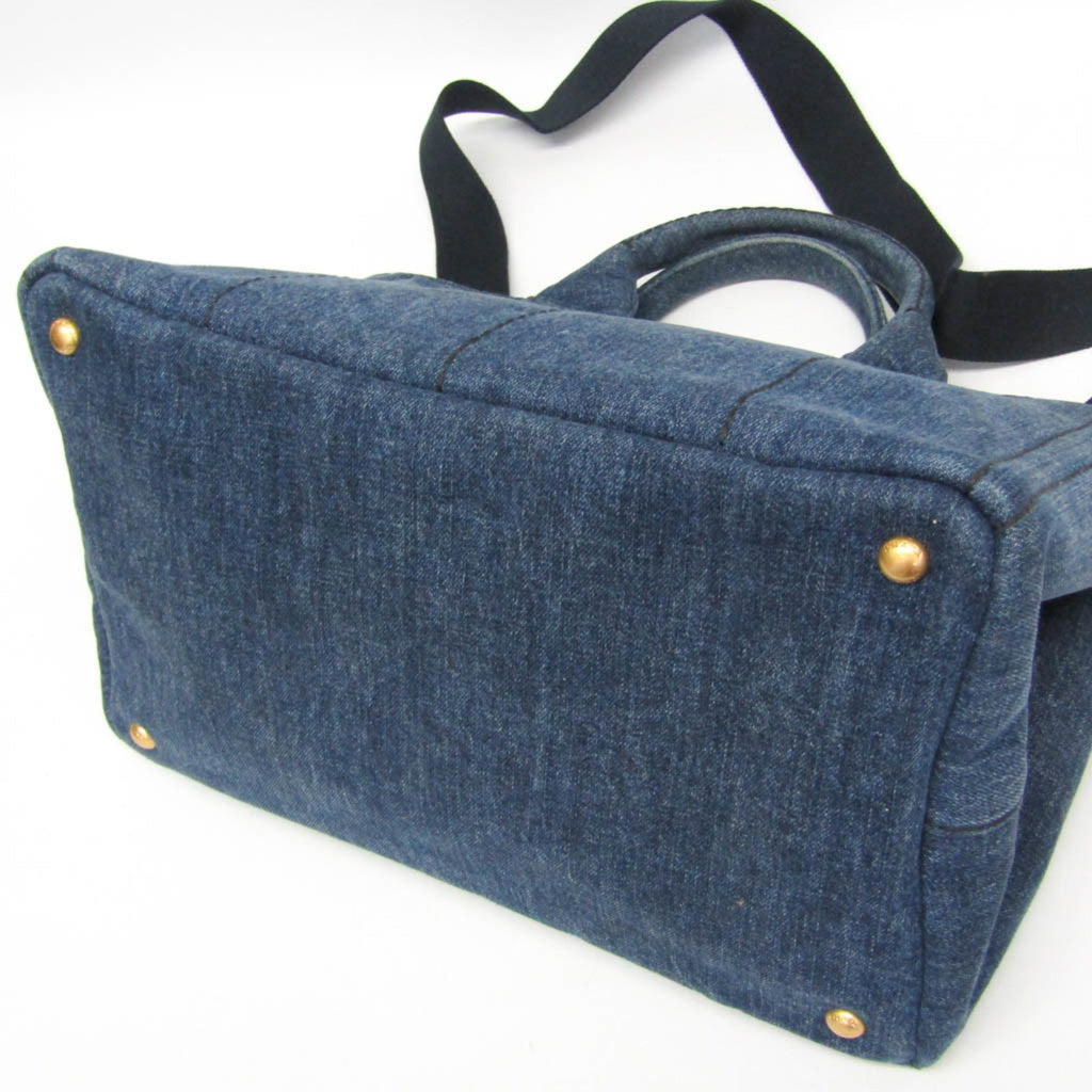 Prada Canapa · Denim Tote