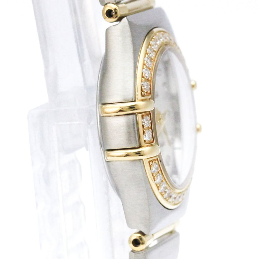 Omega Constellation · Diamond · 18K Gold Steel