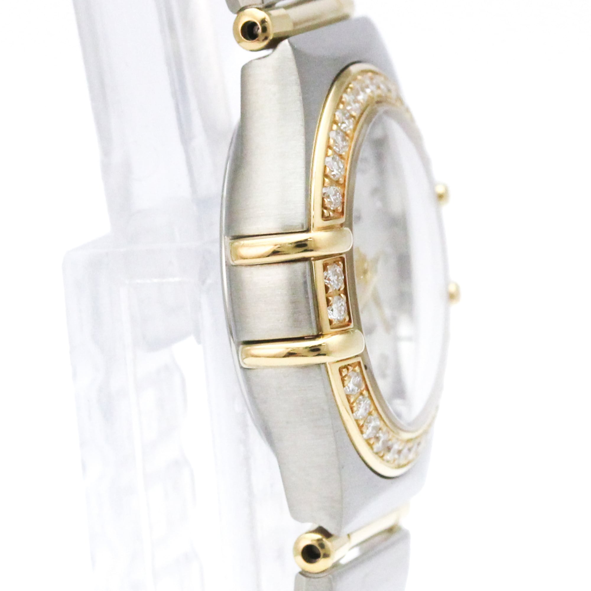 Omega Constellation · Diamond · 18K Gold Steel