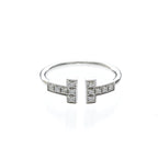 Tiffany T-Wire · 18K White Gold · Diamond