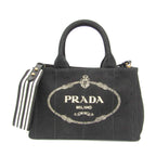 Prada Canapa · Denim Shoulder Bag
