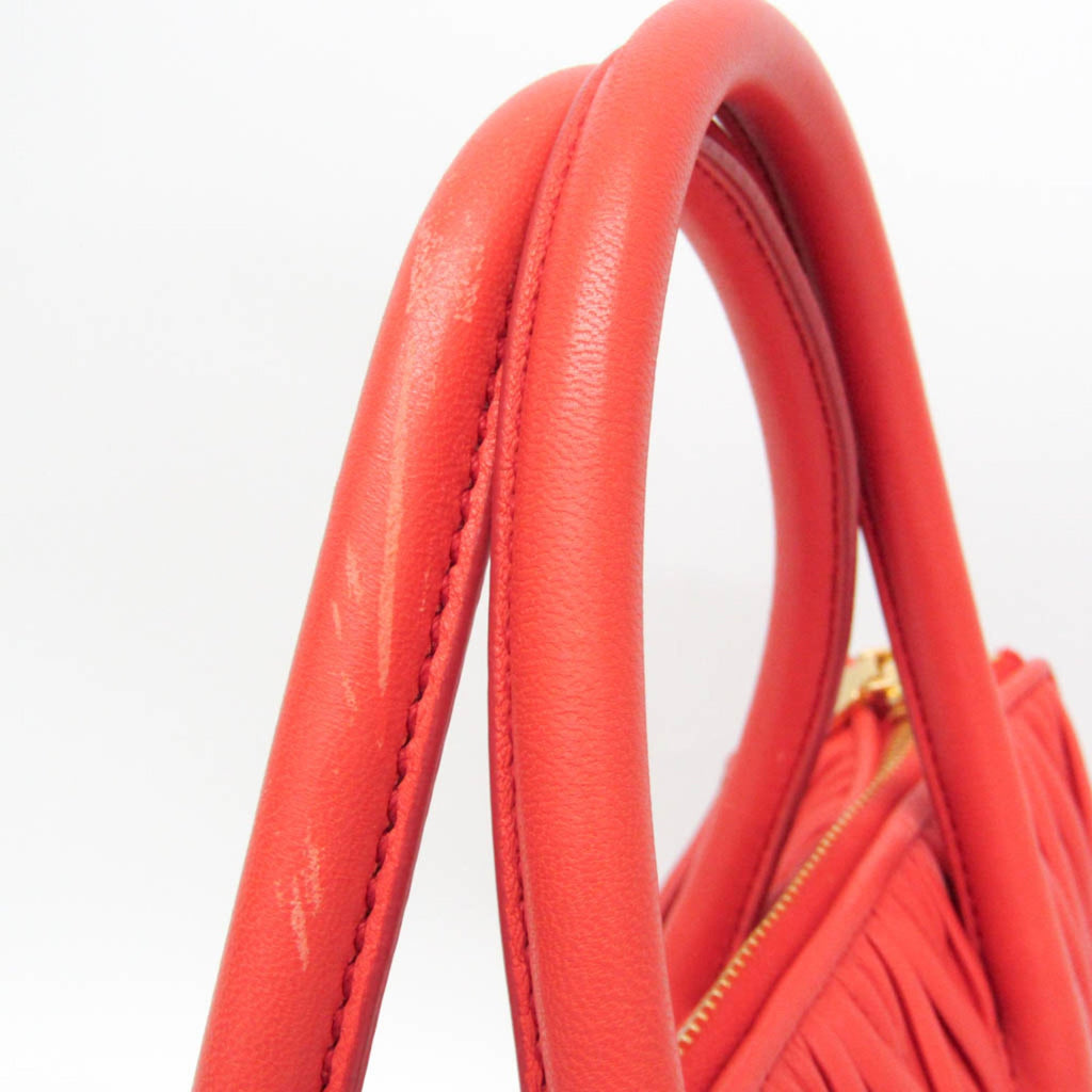 Miu Miu Matelassé · Leather