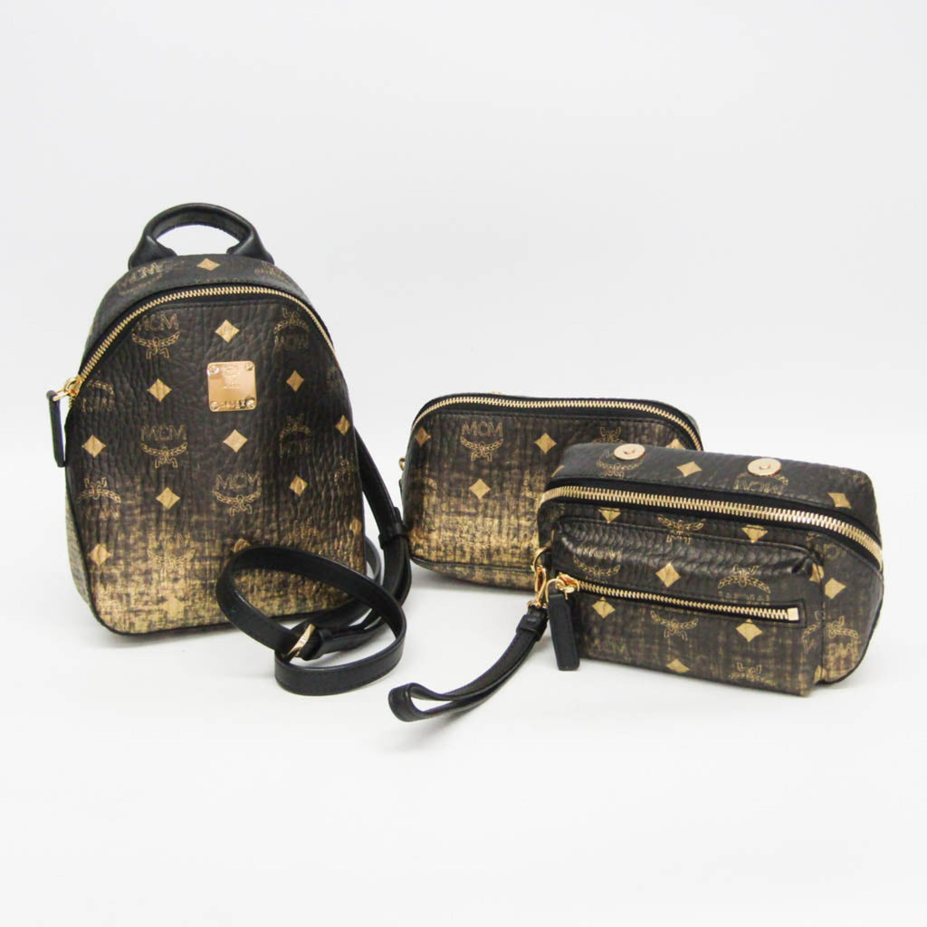 MCM Visetos Triple Body · Coated Canvas
