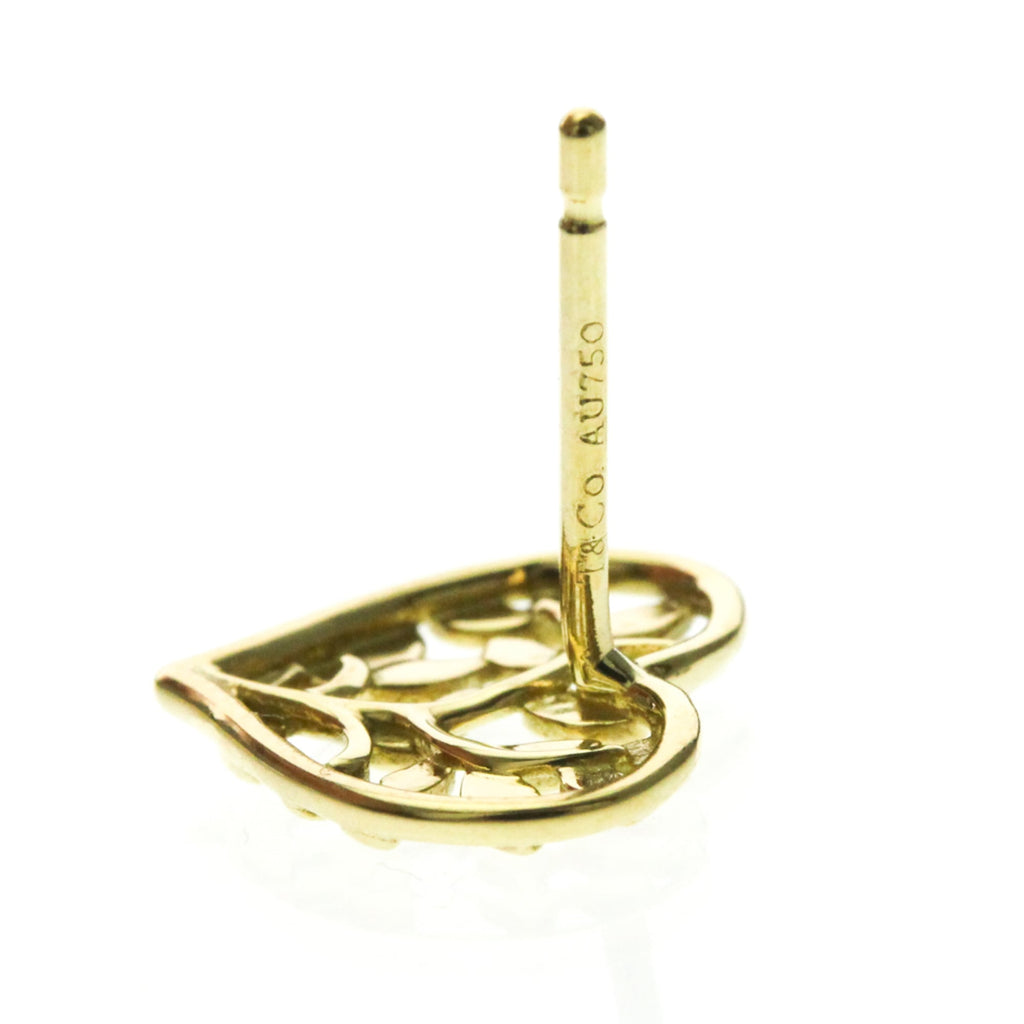 Tiffany Olive Leaf Heart · 18K Yellow Gold