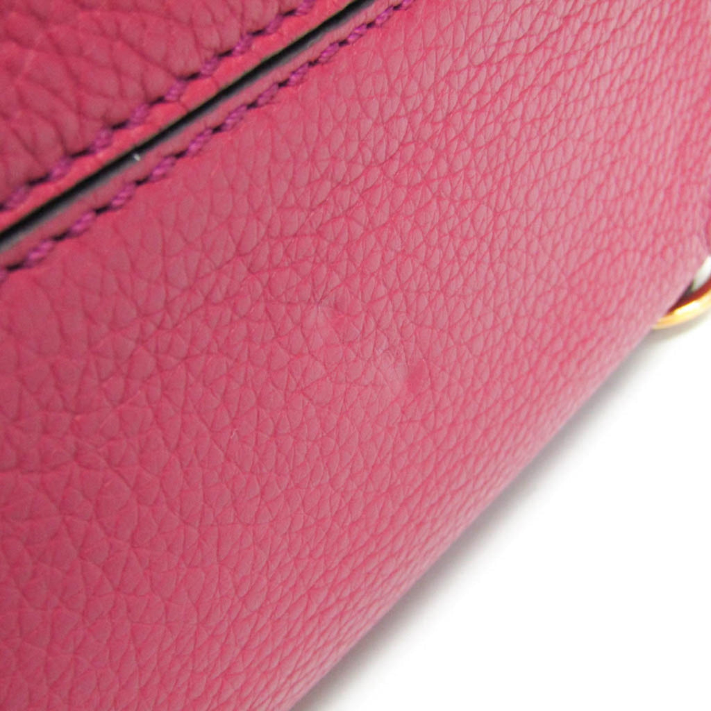 Fendi · Leather Handbag · Bordeaux