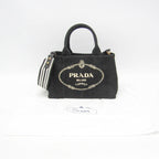 Prada Canapa · Denim Shoulder Bag