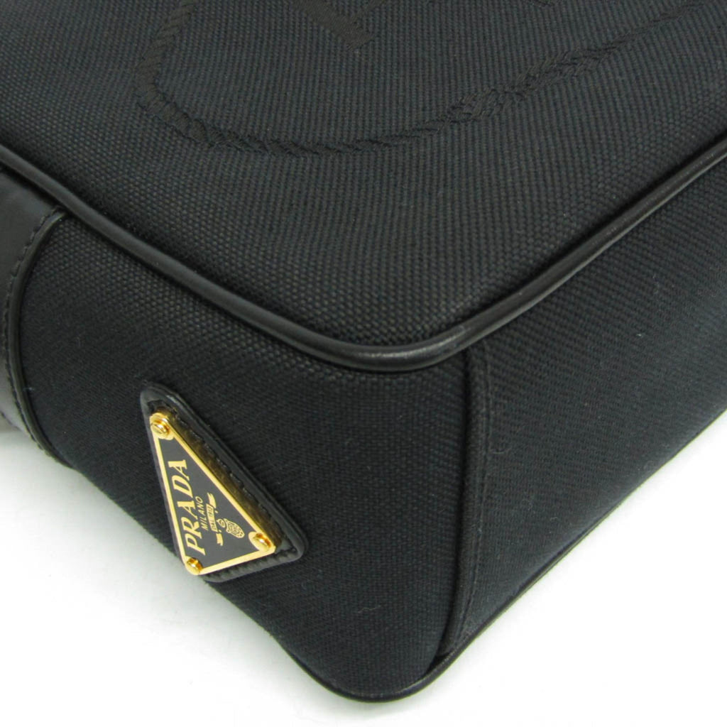 Prada Logo Jacquard · Leather