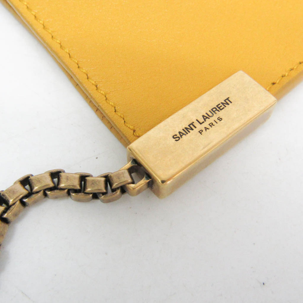 Saint Laurent Small Hobo Chain · Leather