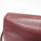 Balenciaga · Leather Shoulder Bag · Bordeaux