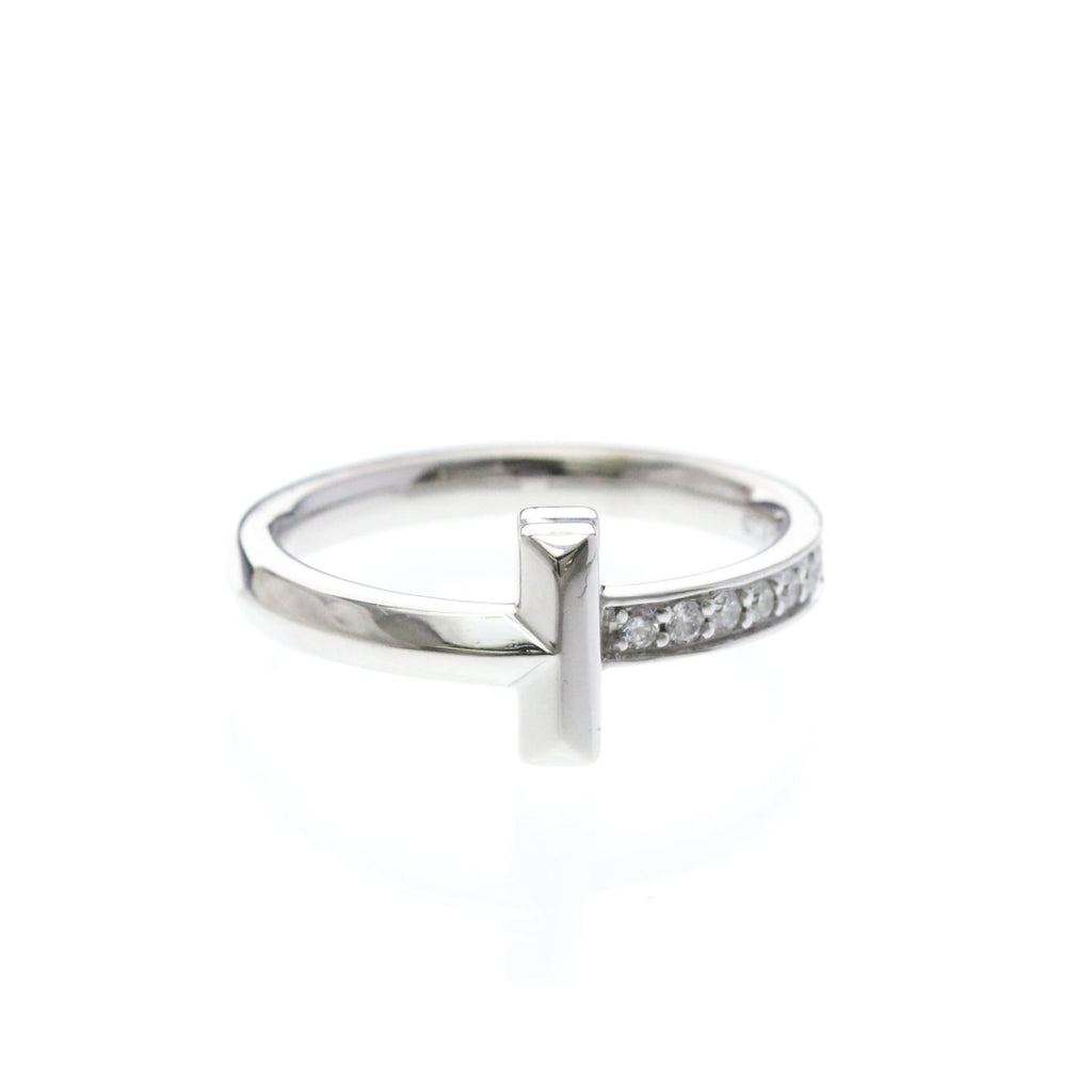 Tiffany T One · Diamond · 18K White Gold