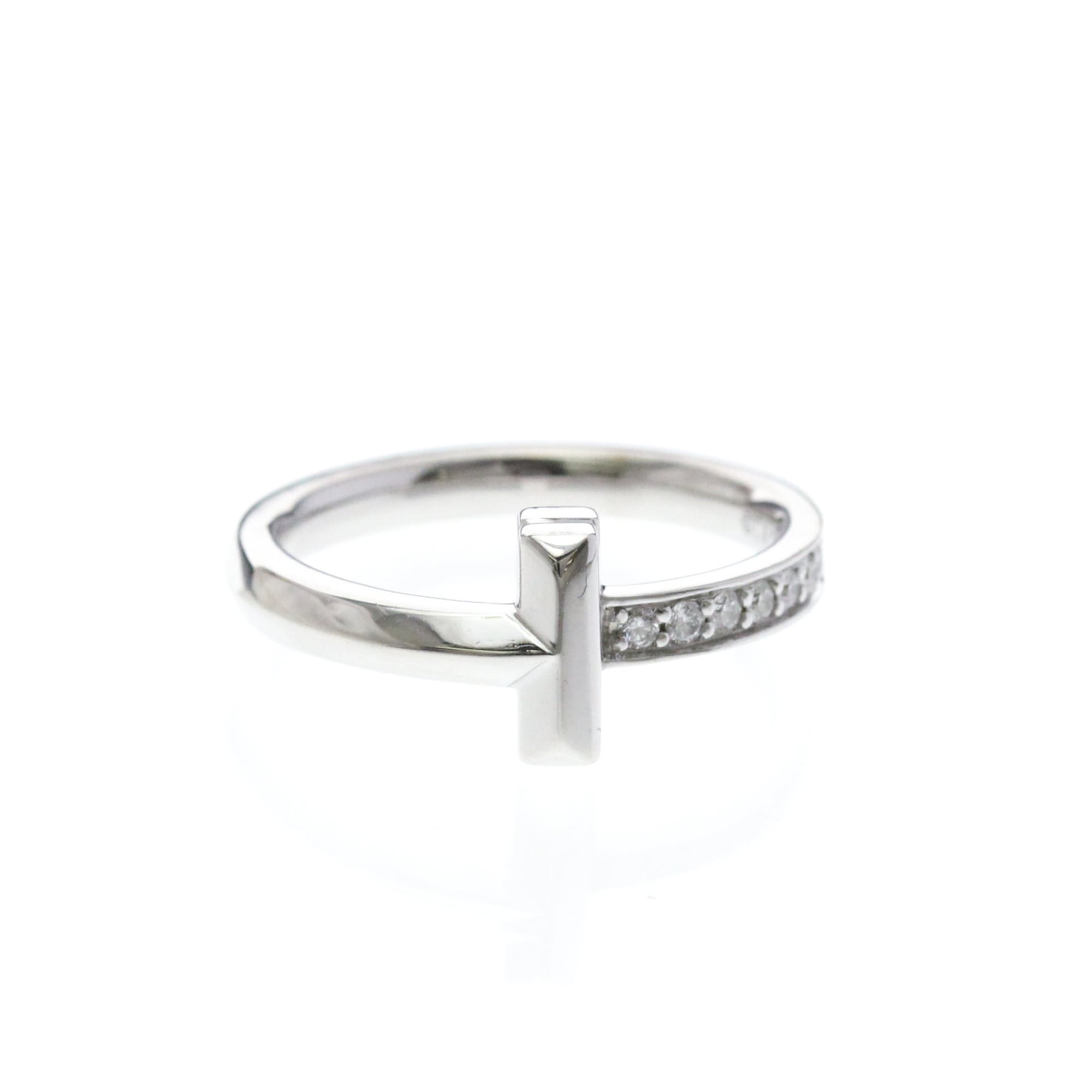 Tiffany T One · Diamond · 18K White Gold