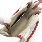 Chloé Woody Mini · Canvas & Leather