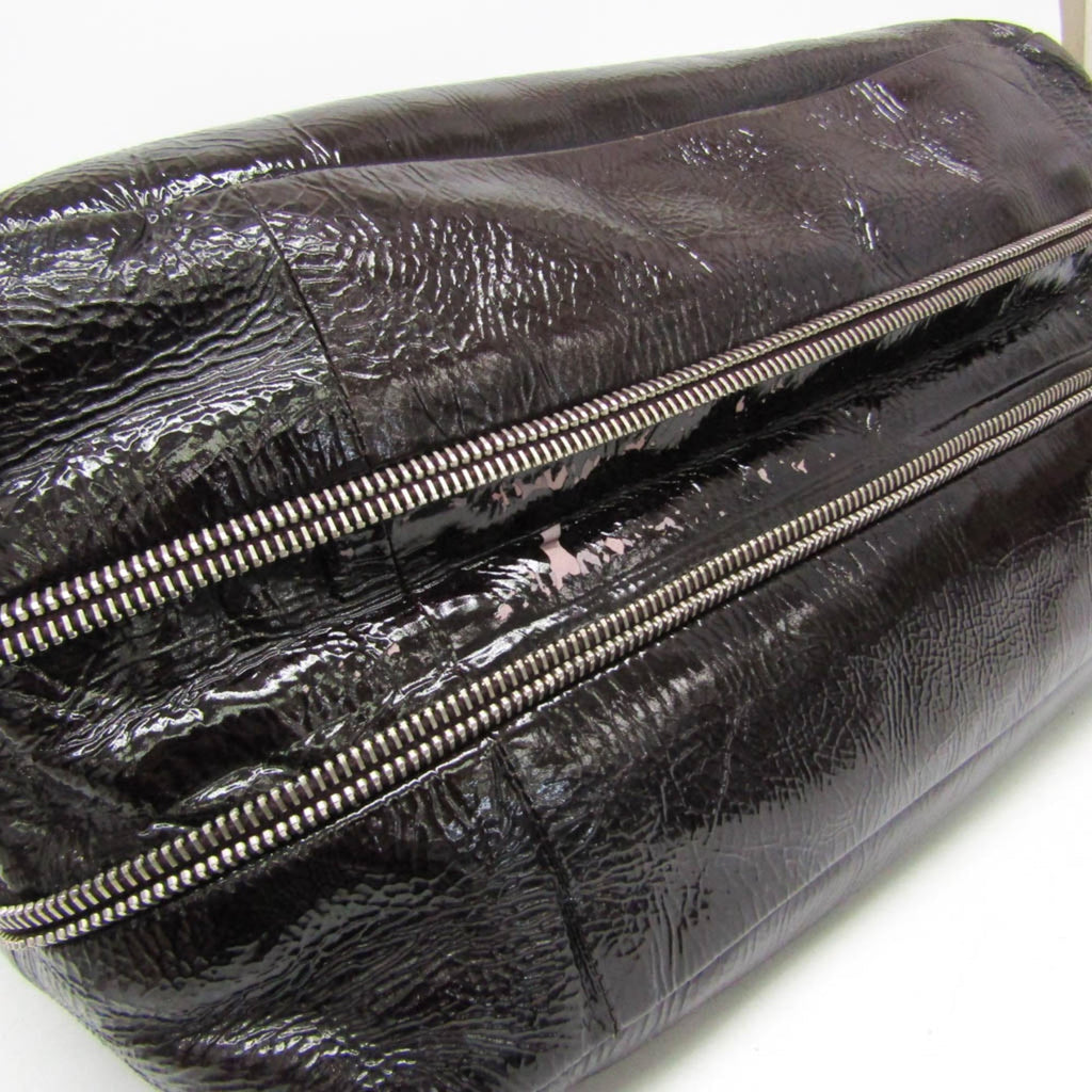 Prada Patent Leather · Metal Hardware