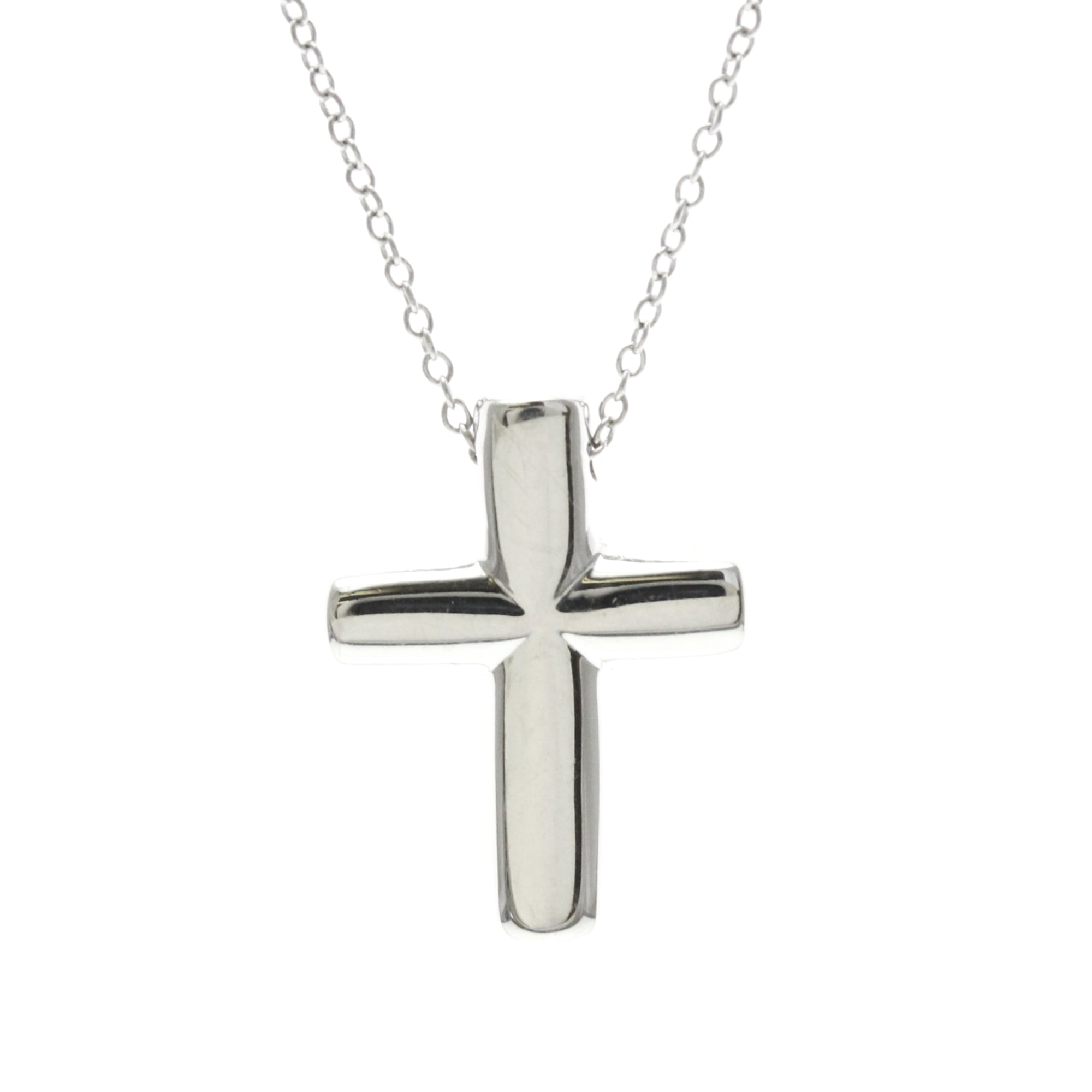 Tiffany Dots Cross · Platinum · Diamond