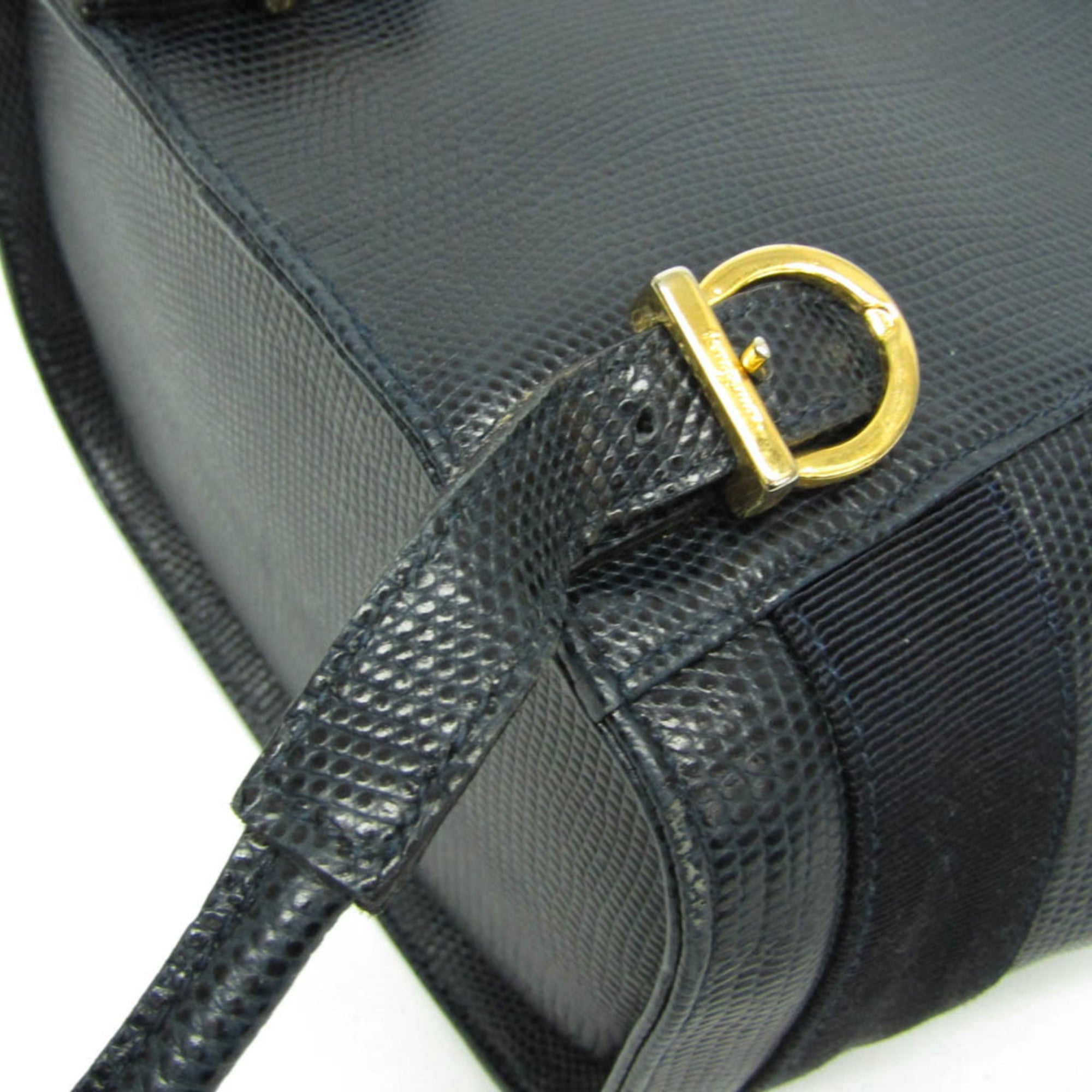 Salvatore Ferragamo Vara · Embossed Leather