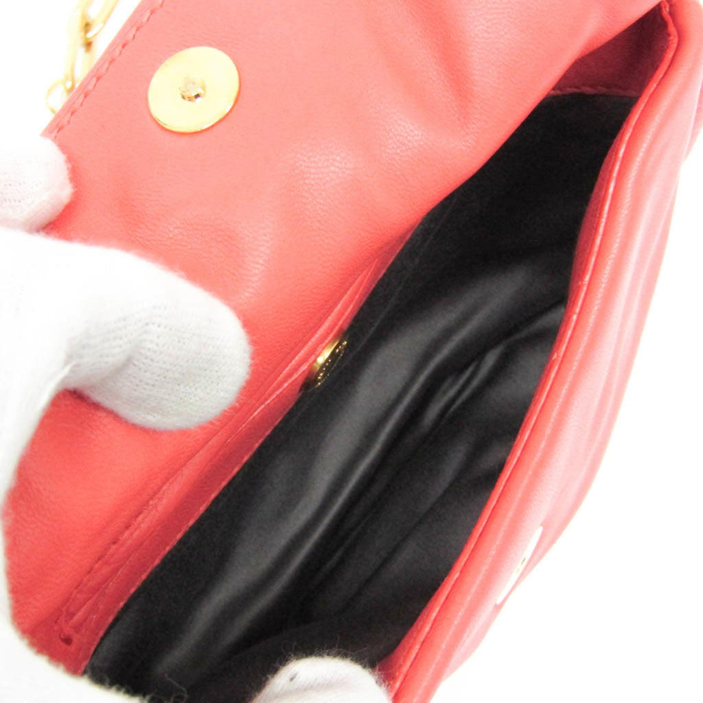 Miu Miu Chain Shoulder Pouch · Leather