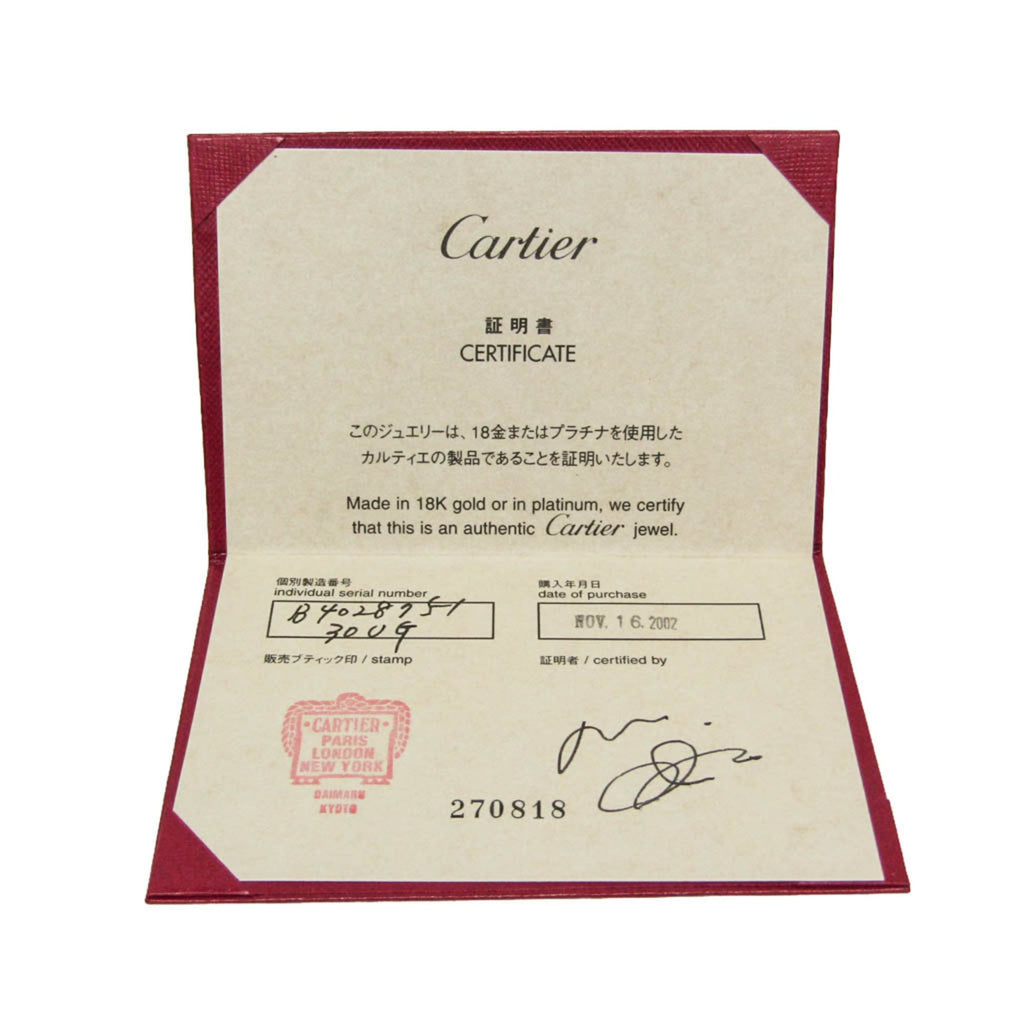 Cartier Tank · Platinum · Diamond