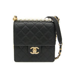 Chanel Matelassé · Lambskin · Pearl Chain