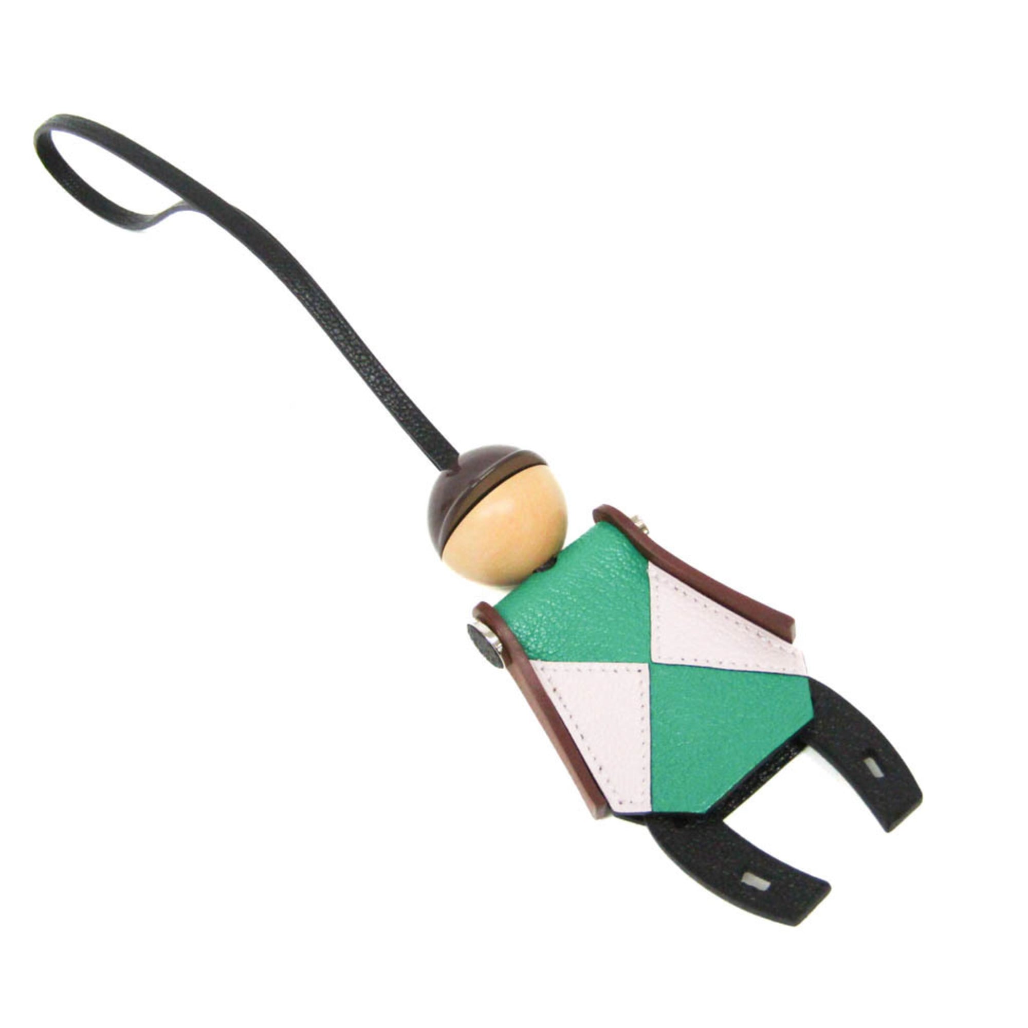 Hermès Jockey Charm · Barenia Leather