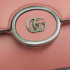 Gucci Double G · Leather Shoulder Bag