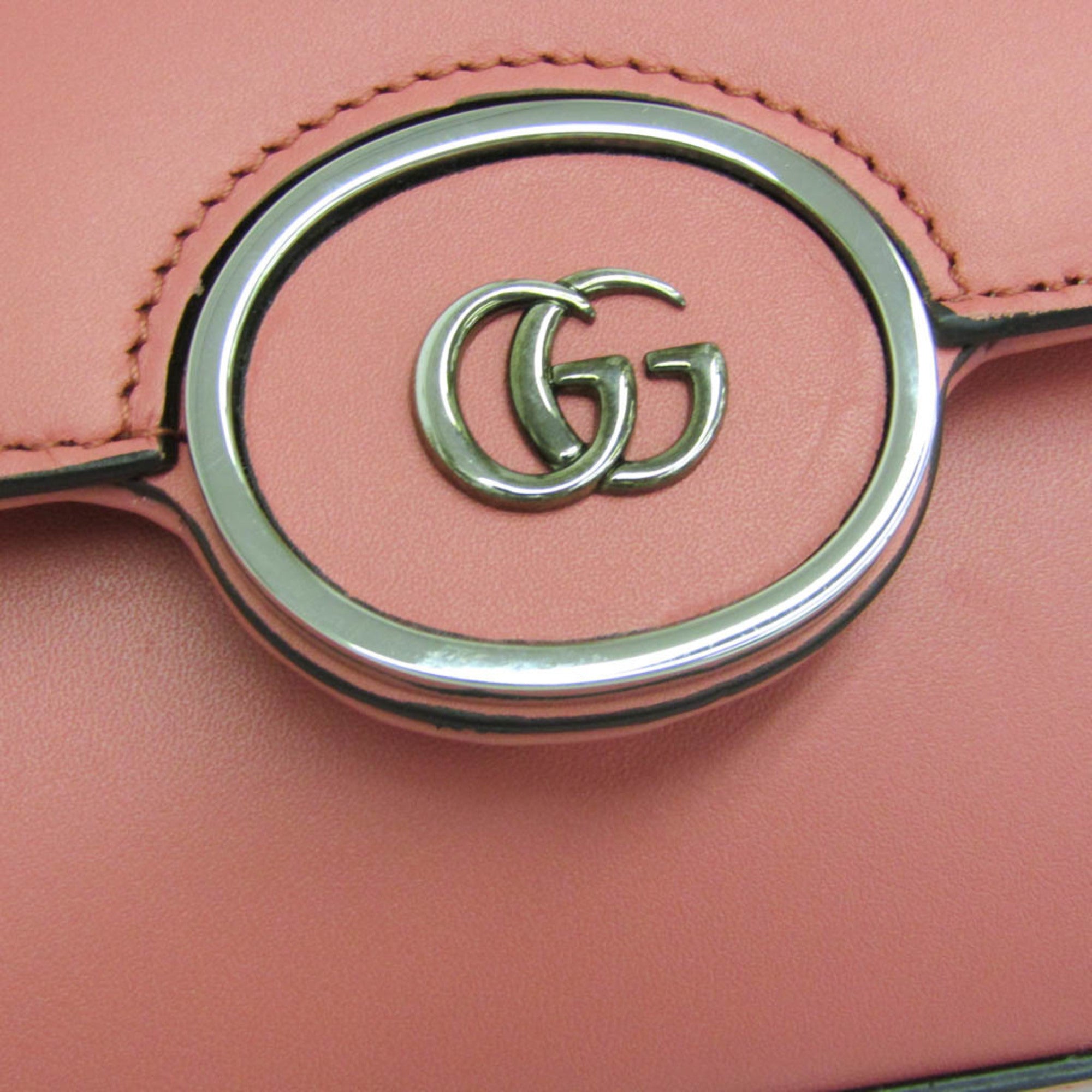 Gucci Double G · Leather Shoulder Bag