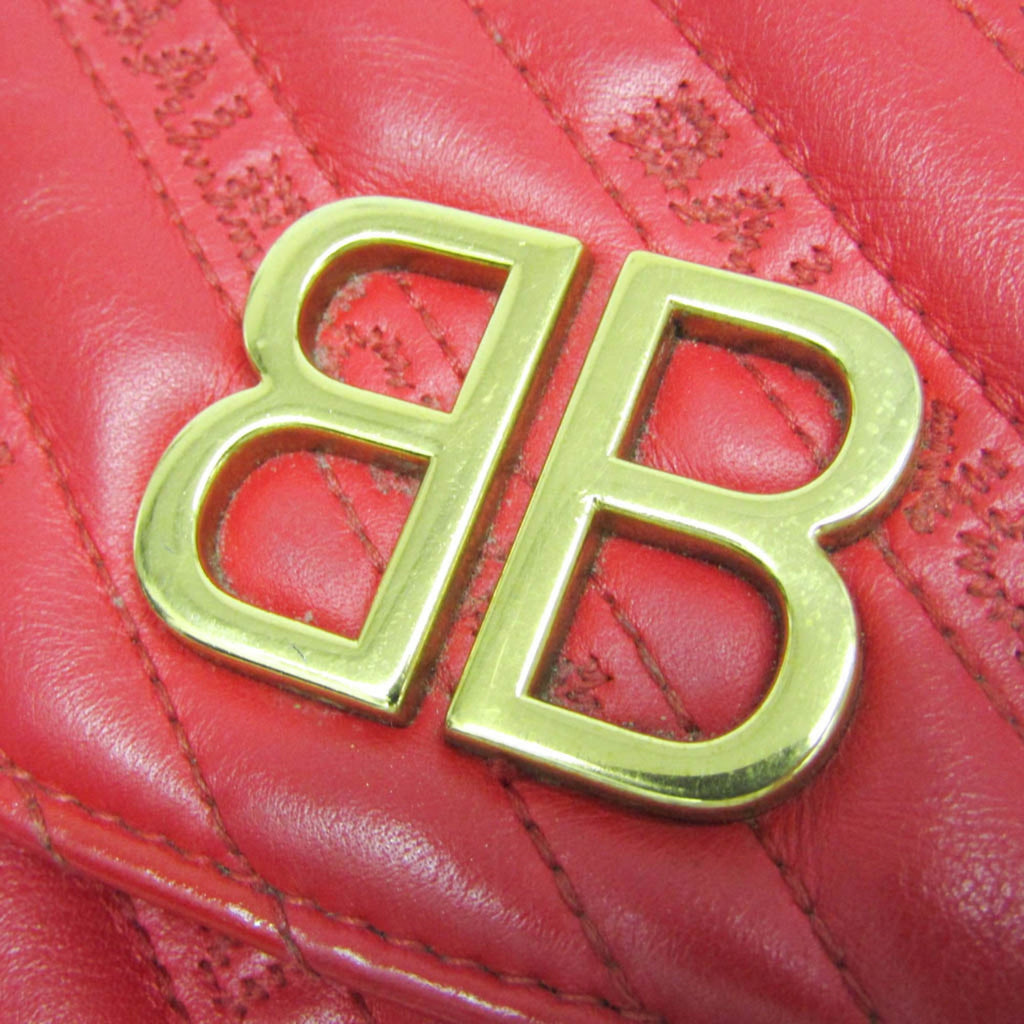 Balenciaga BB Logo · Leather Shoulder Bag