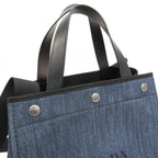 Prada Denim City Calf · Tote Bag