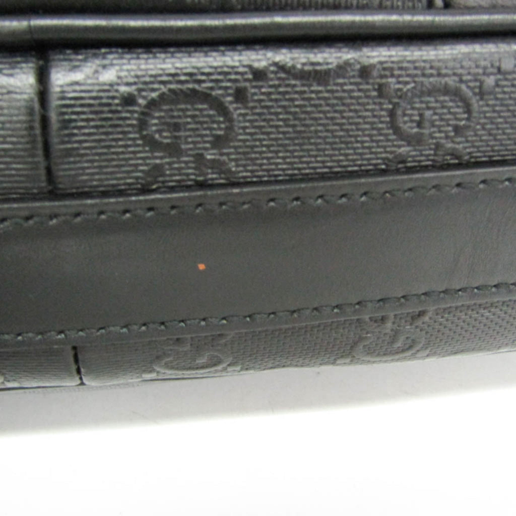 Gucci GG Embossed · Leather Briefcase