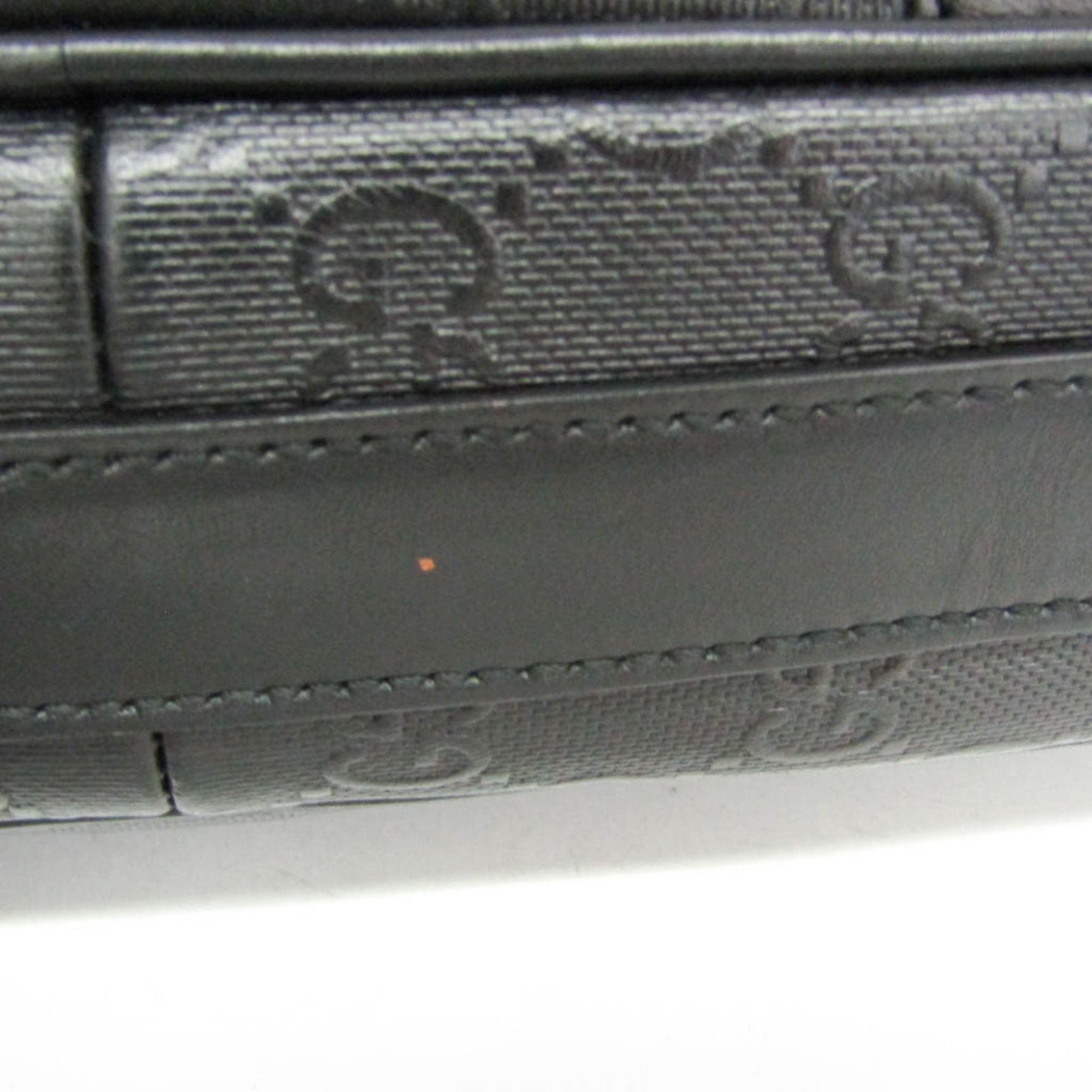 Gucci GG Embossed · Leather Briefcase