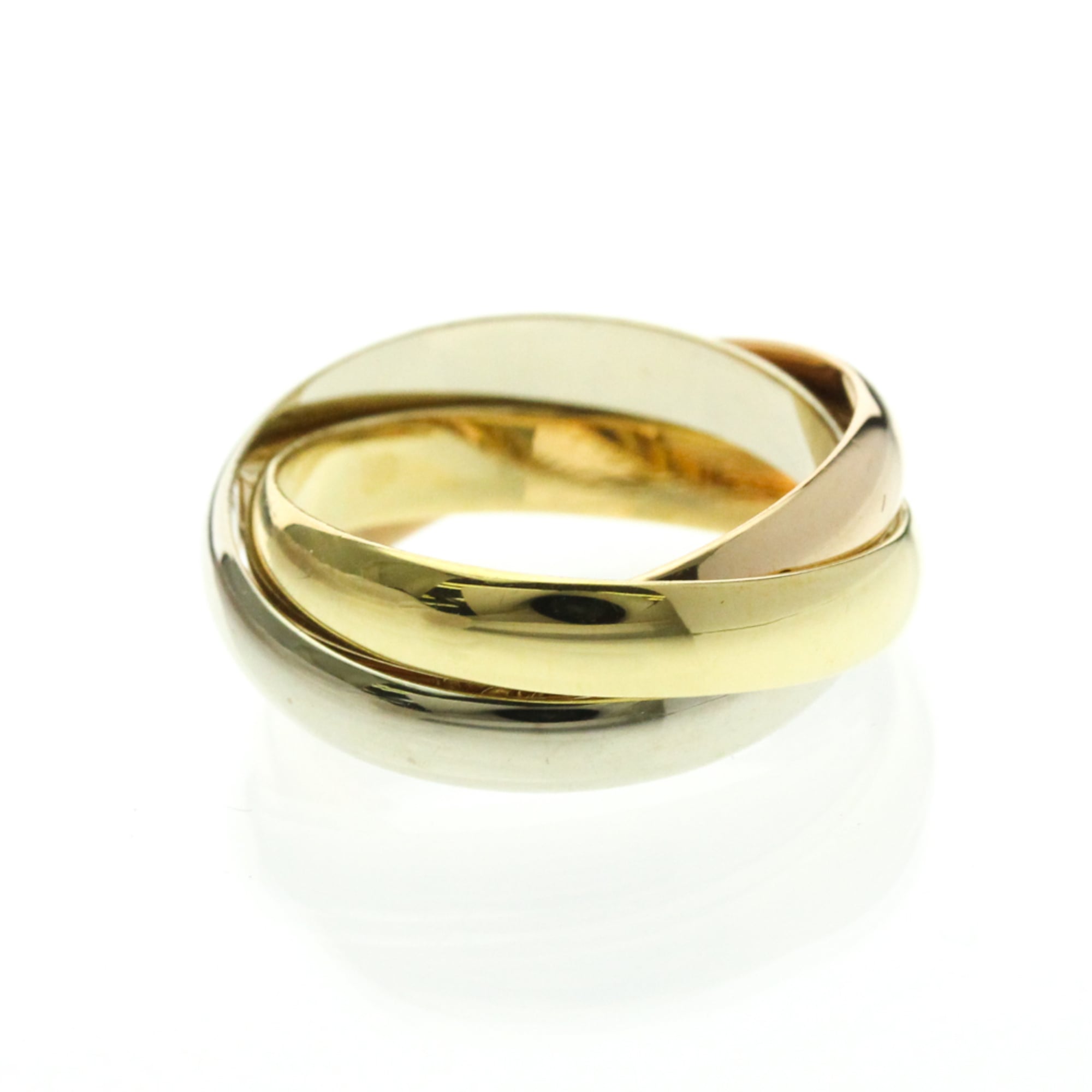 Cartier Trinity · Tri-Gold Band Ring