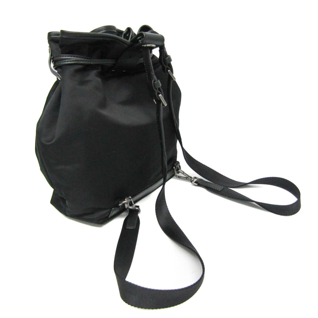 Hunting World · Nylon Leather Backpack