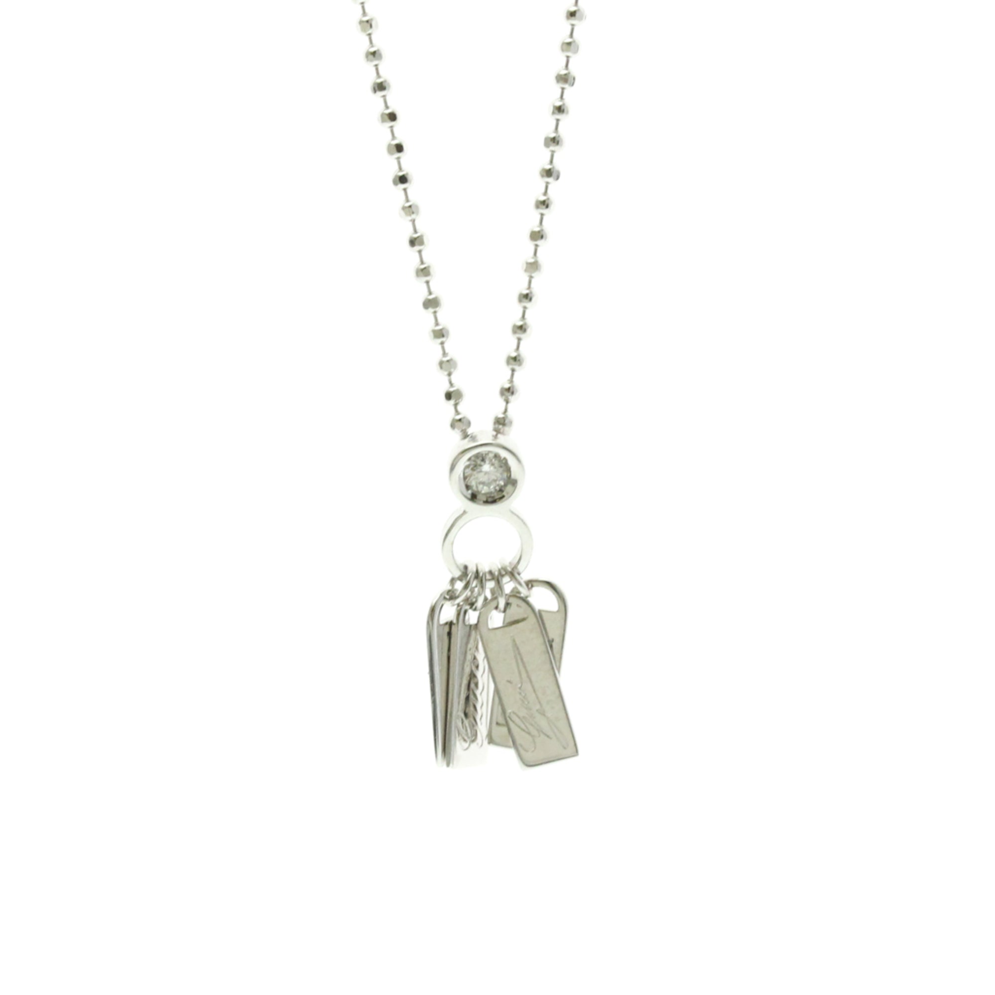 Gucci Diamond Tag · 18K White Gold