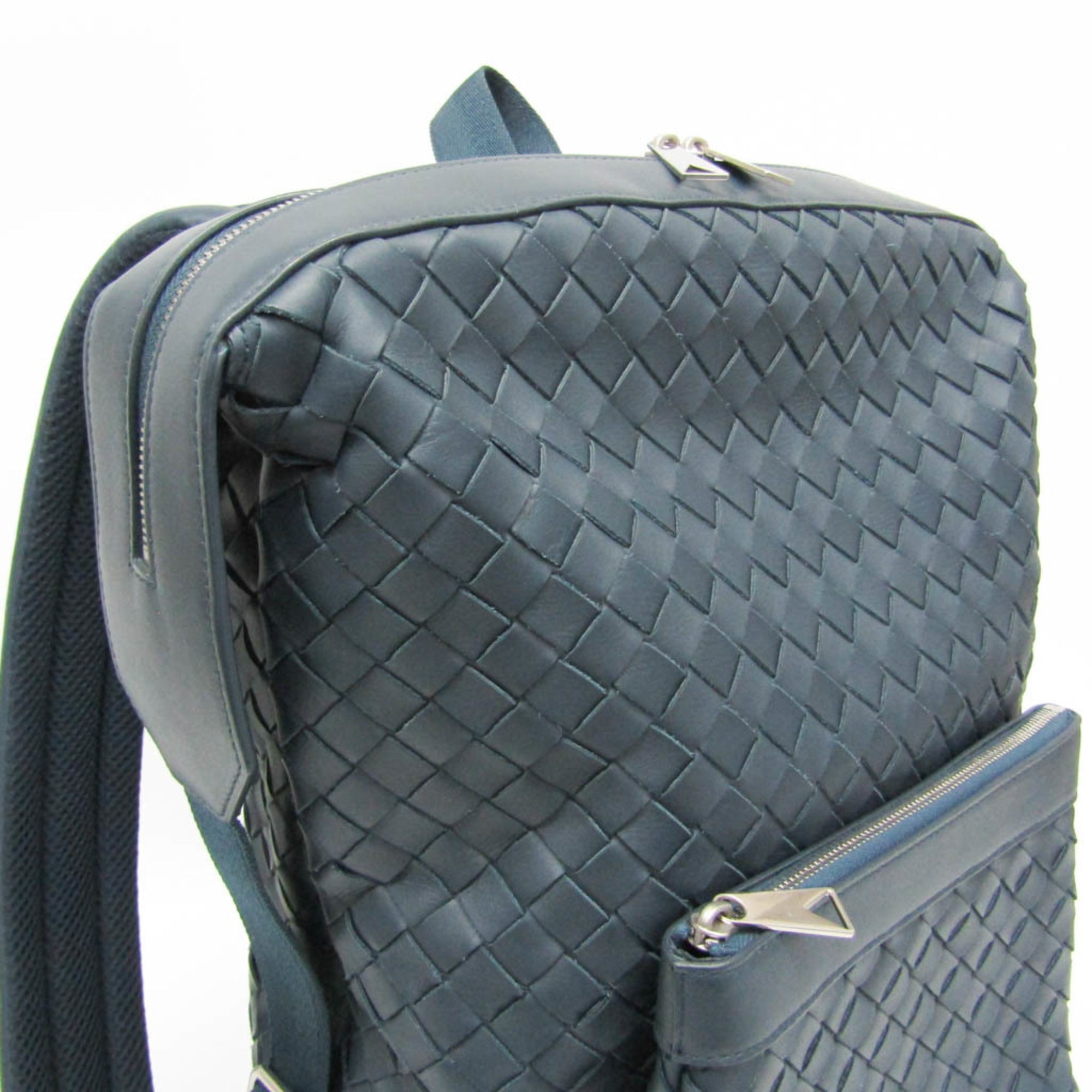 Bottega Veneta Intrecciato · Leather Backpack