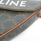 Celine Triomphe Triangle · Coated Canvas