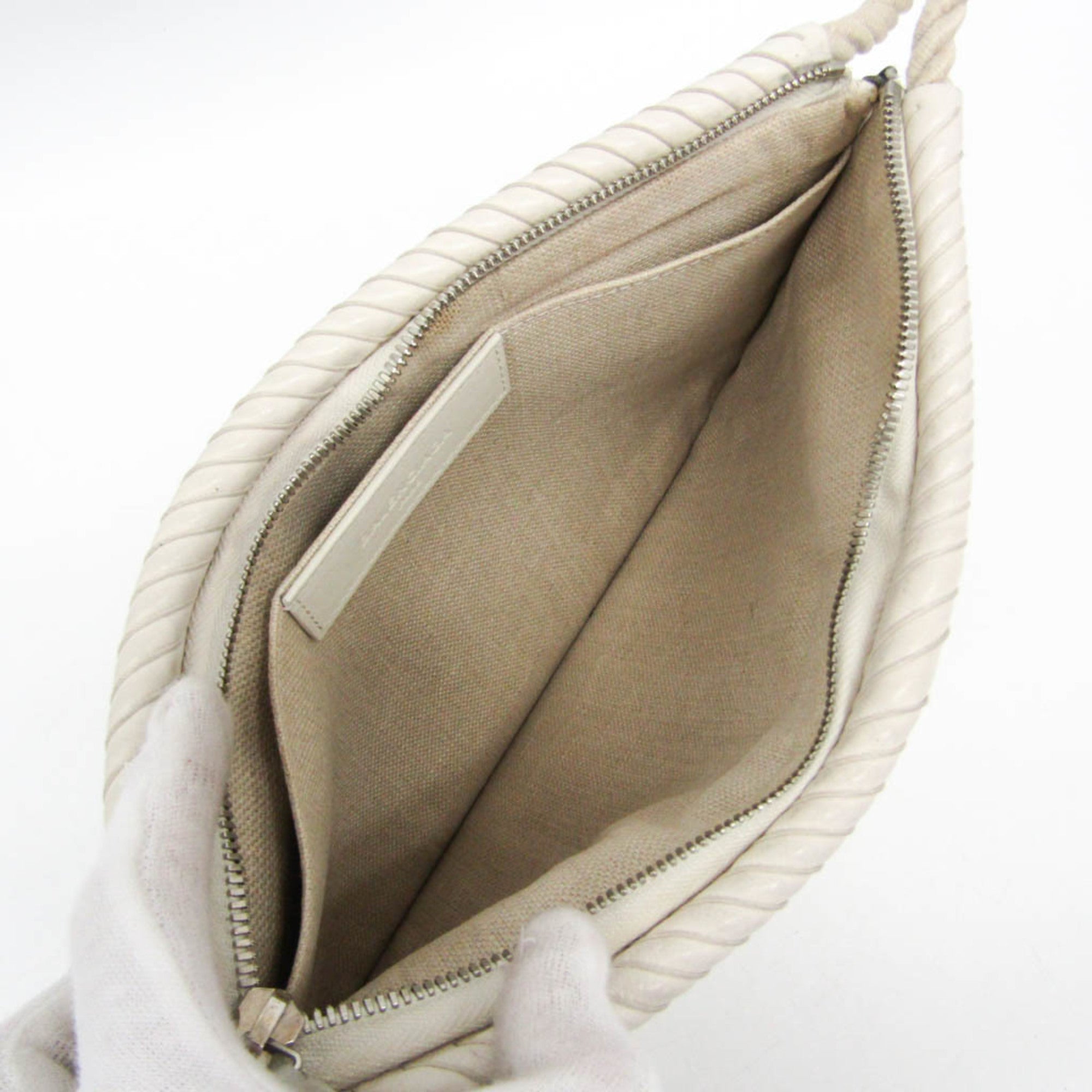 Balenciaga · Leather Clutch · Monochrome