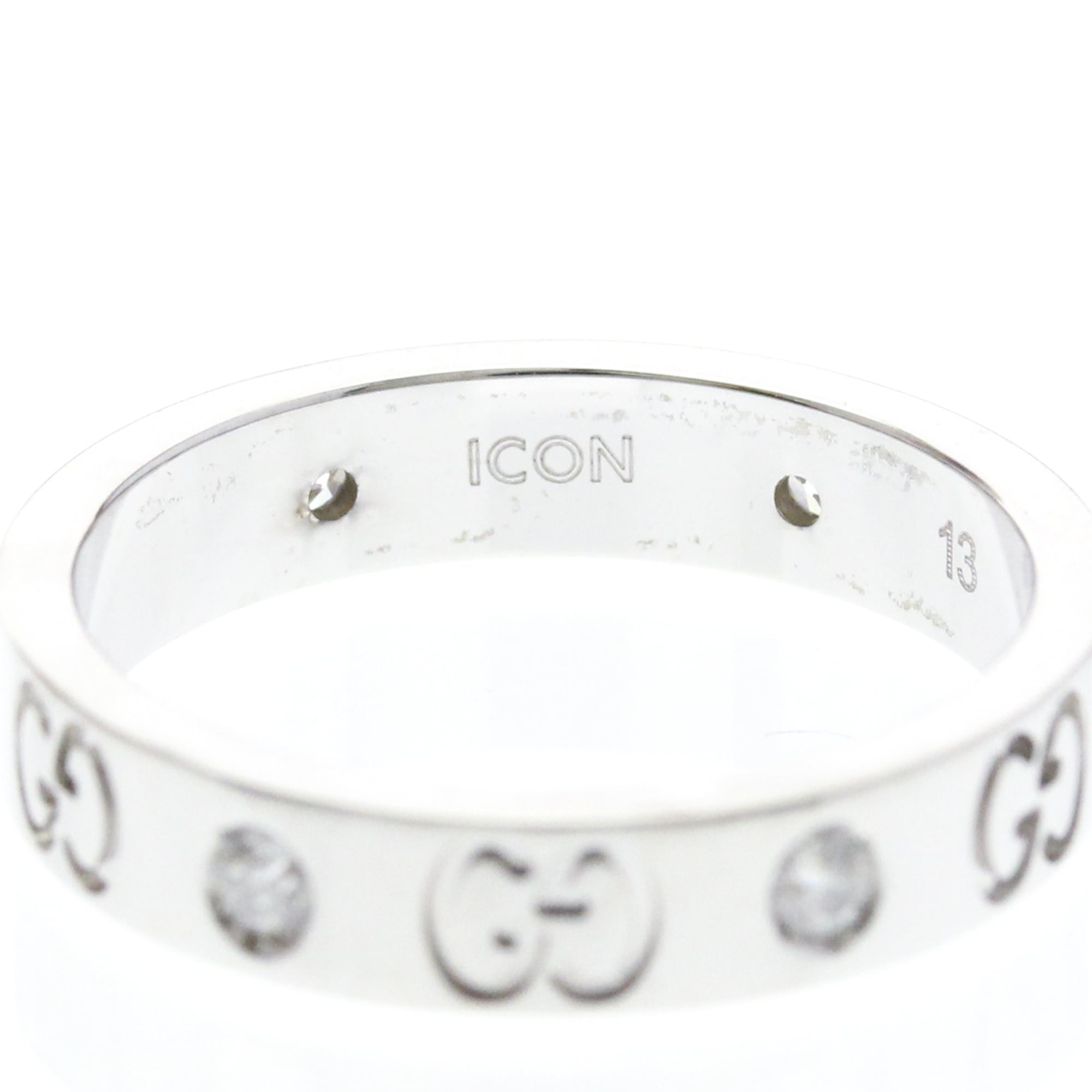 Gucci Icon · Diamond · 18K White Gold