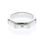 Harry Winston HW Logo · 18K White Gold