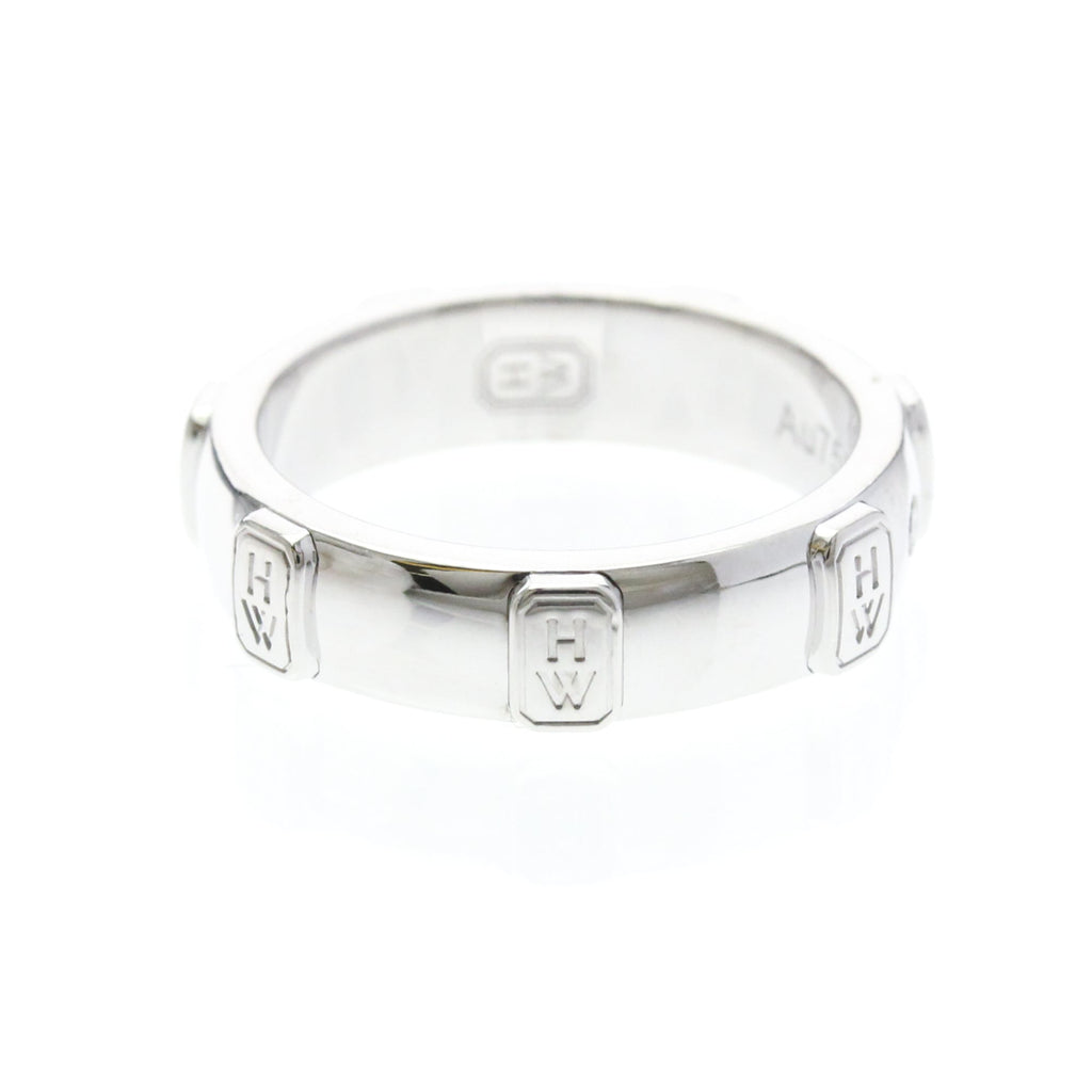 Harry Winston HW Logo · 18K White Gold