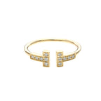 Tiffany T Wire · Rose Gold · Diamond