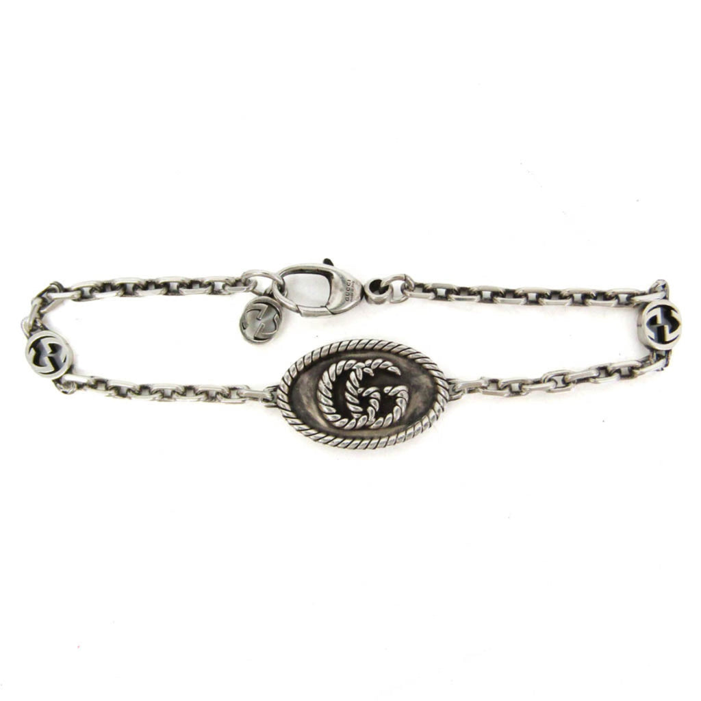 Gucci Double G · Silver 925 Charm Bracelet