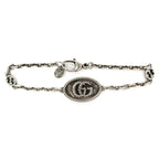 Gucci Double G · Silver 925 Charm Bracelet